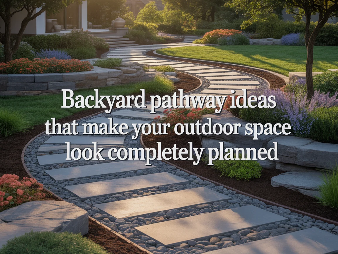 Backyard Pathway Ideas That Make Your Outdoor Space Look Completely Planned