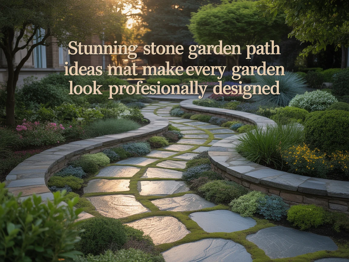 Stunning Stone Garden Path Ideas That Make Every Garden Look Professionally Designed