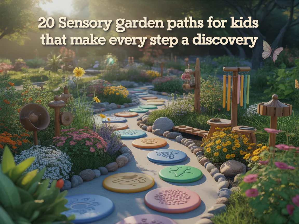 20 Sensory Garden Paths For Kids That Make Every Step a Discovery