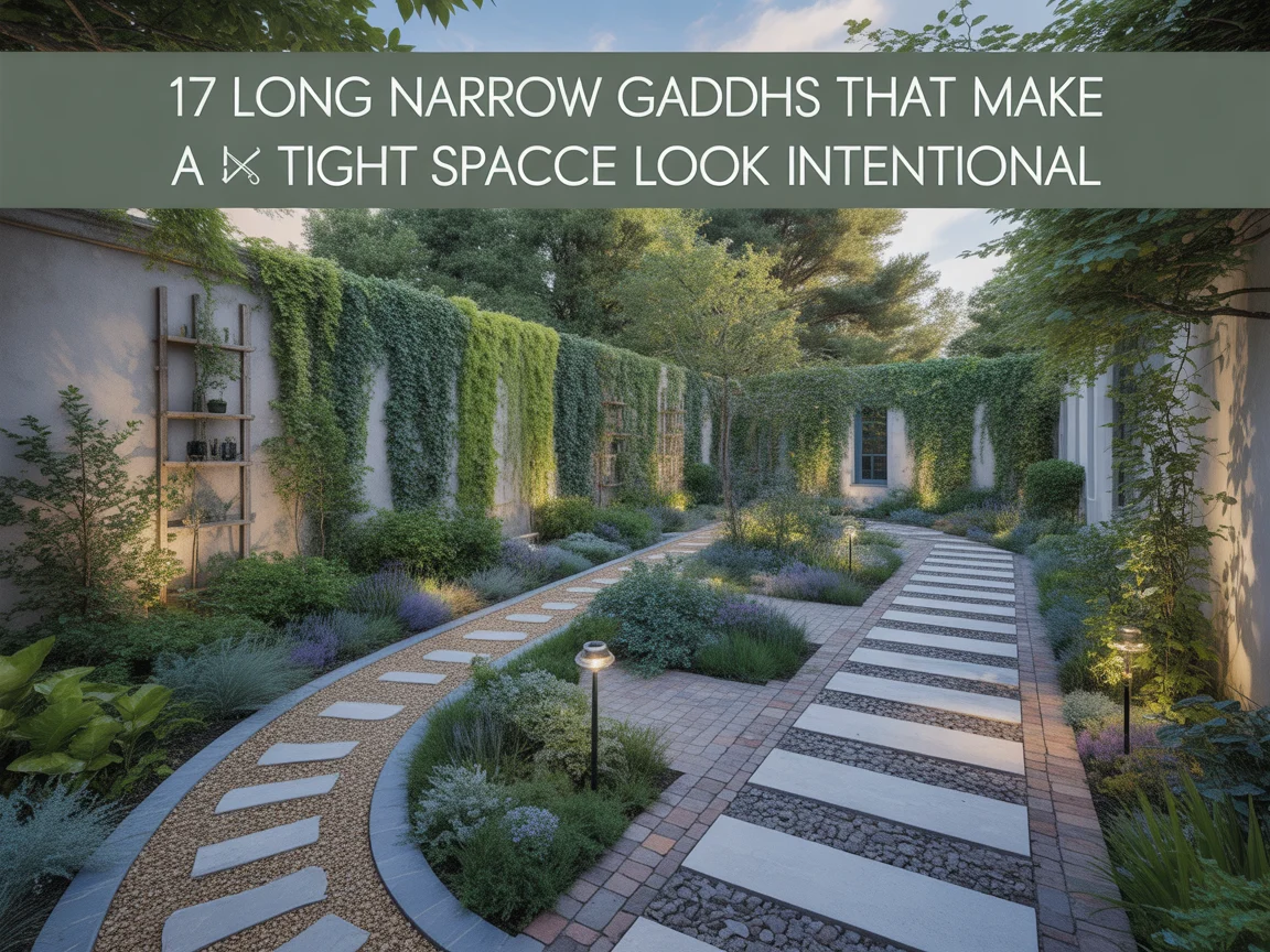 17 Long Narrow Garden Paths That Make a Tight Space Look Intentional