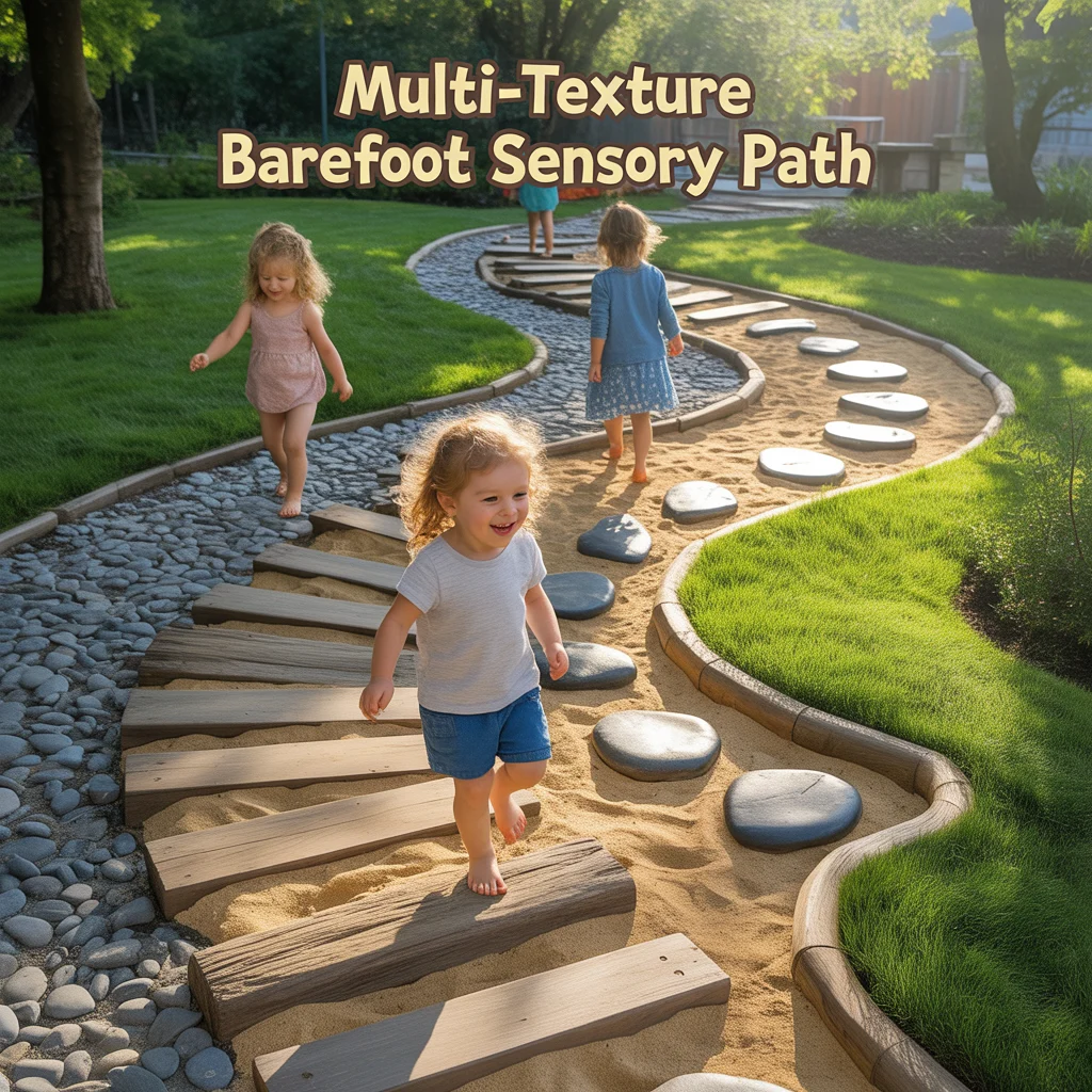 1. Multi-Texture Barefoot Sensory Path
