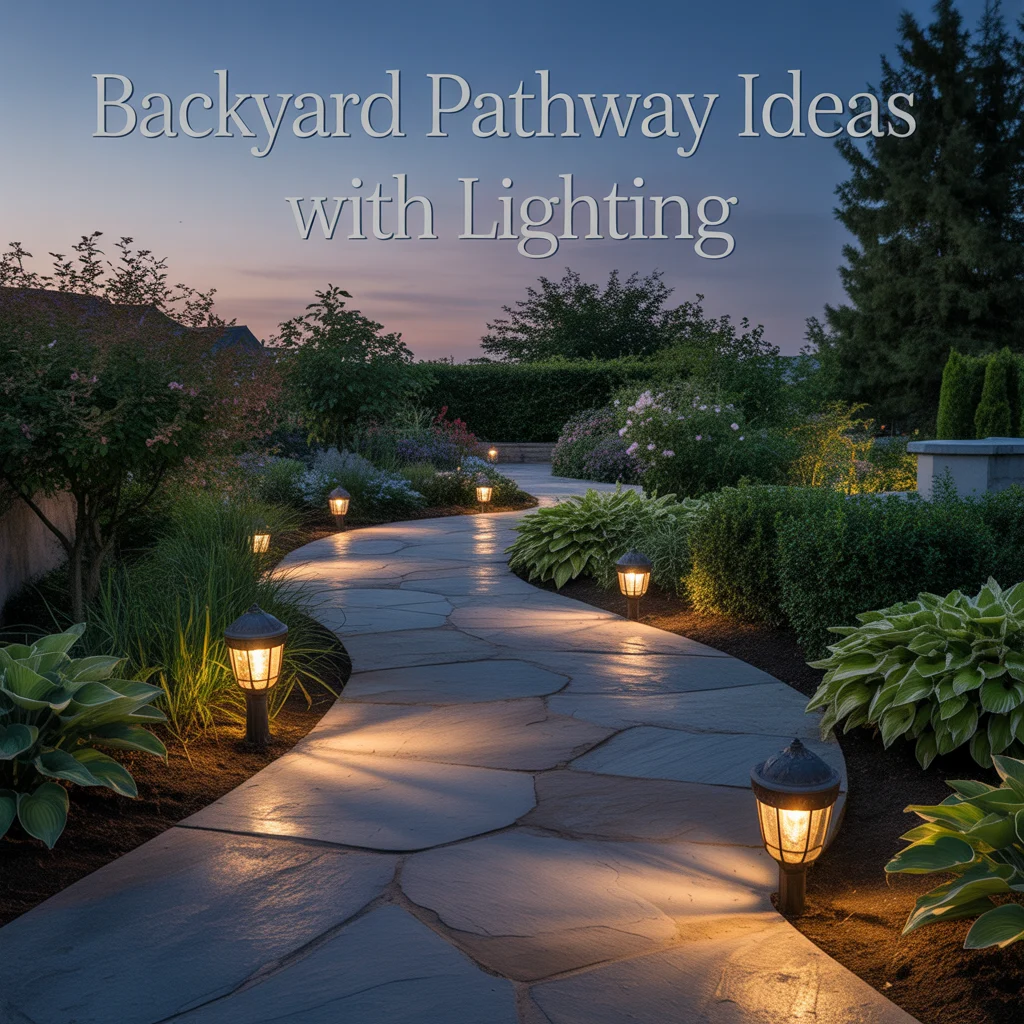 10. Backyard Pathway Ideas With Lighting