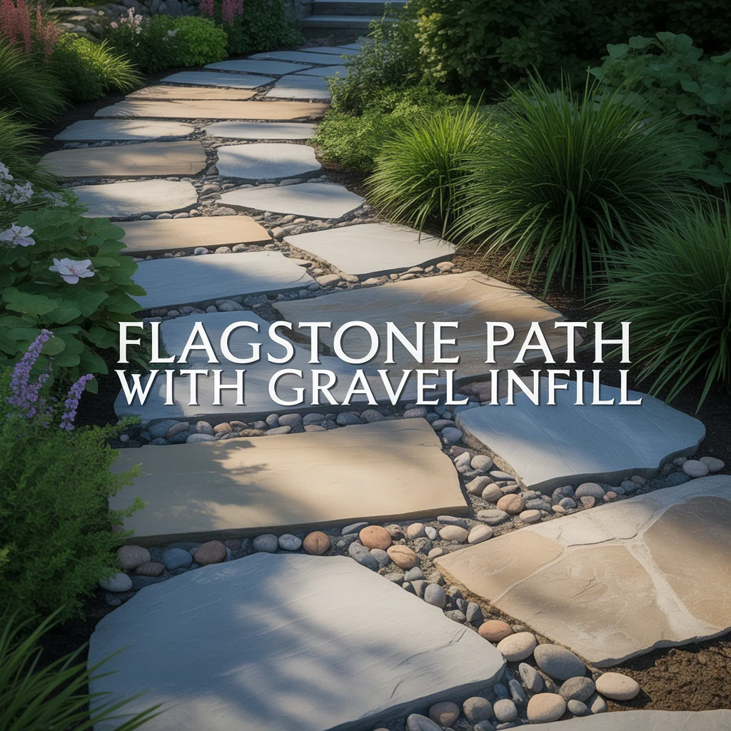 10. Flagstone Path With Gravel Infill