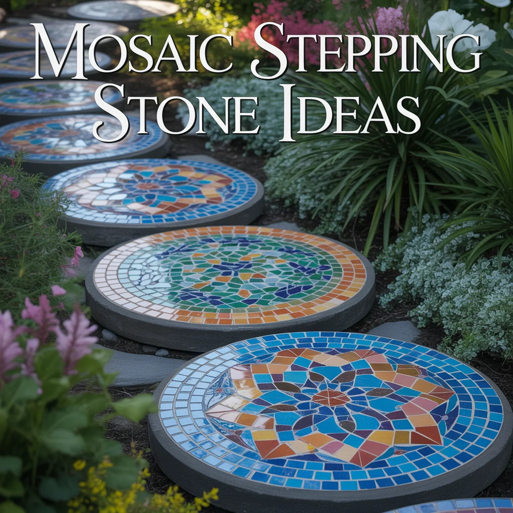 10. Mosaic Stepping Stone Ideas