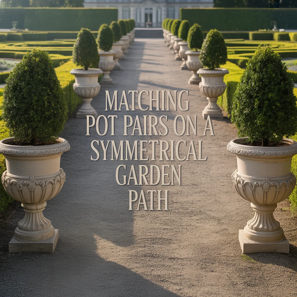 11. Matching Pot Pairs on a Symmetrical Garden Path