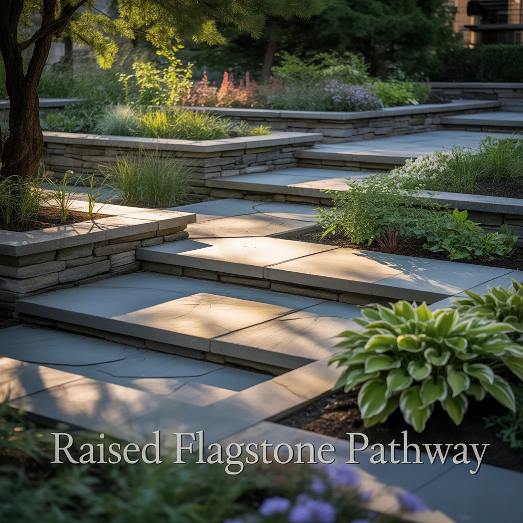 12. Flagstone Patio Path Combination