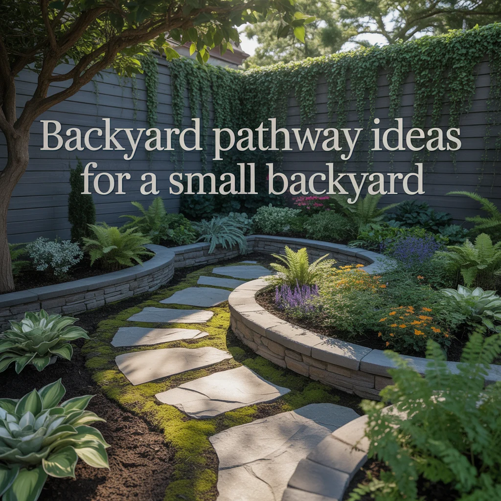 13. Backyard Pathway Ideas for a Small Backyard