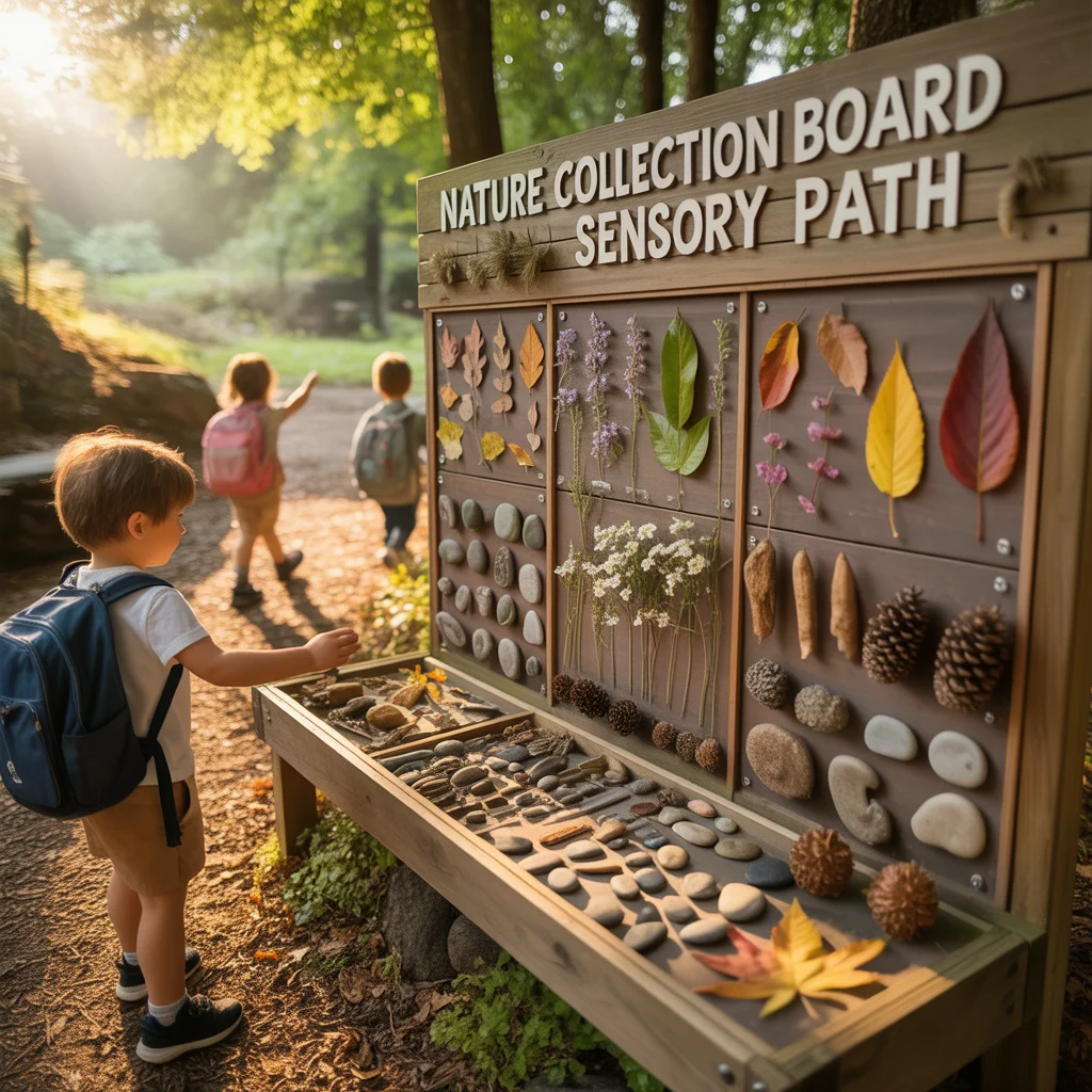 13. Nature Collection Board Sensory Path