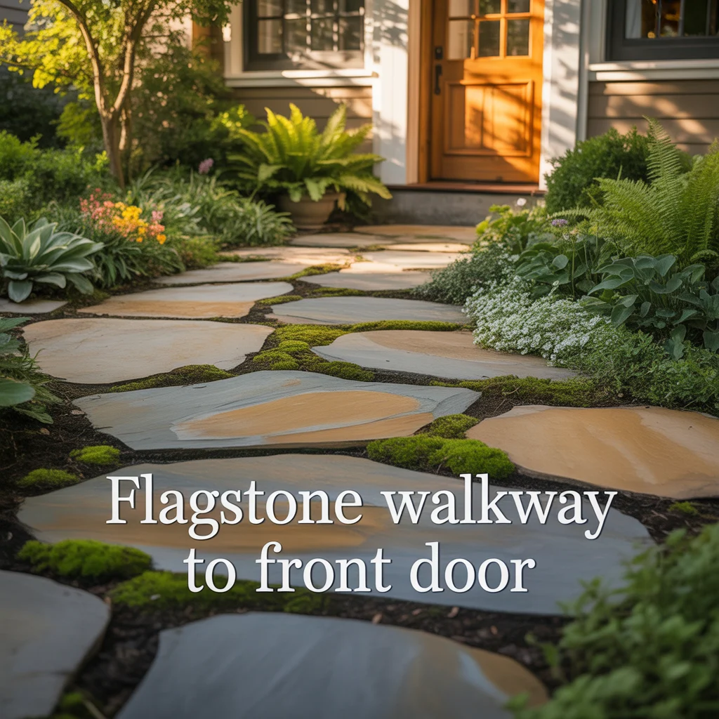 2. Flagstone Walkway to Front Door