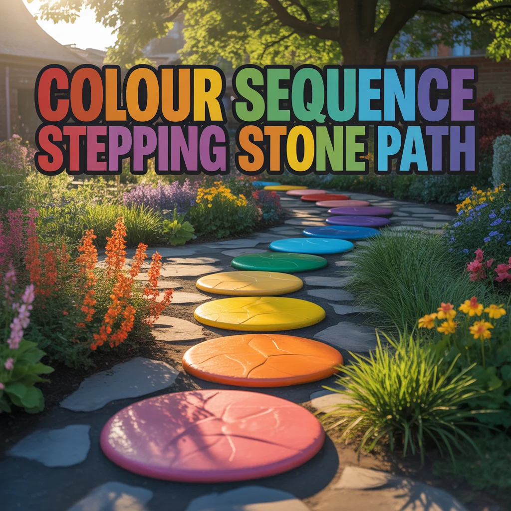 3. Colour Sequence Stepping Stone Path