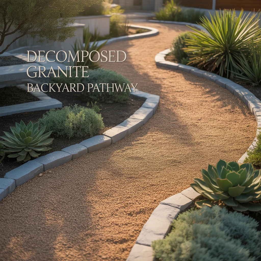 4. Decomposed Granite Backyard Pathway