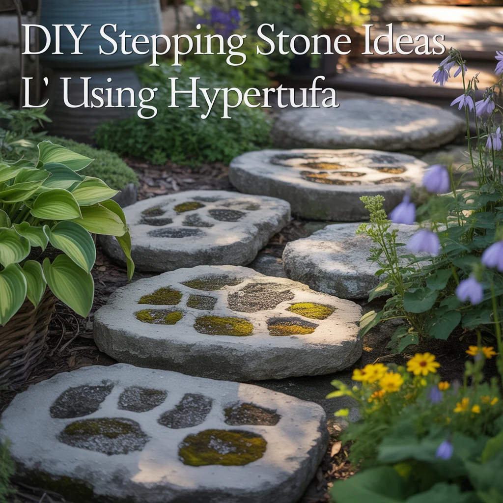 4. DIY Stepping Stone Ideas Using Hypertufa