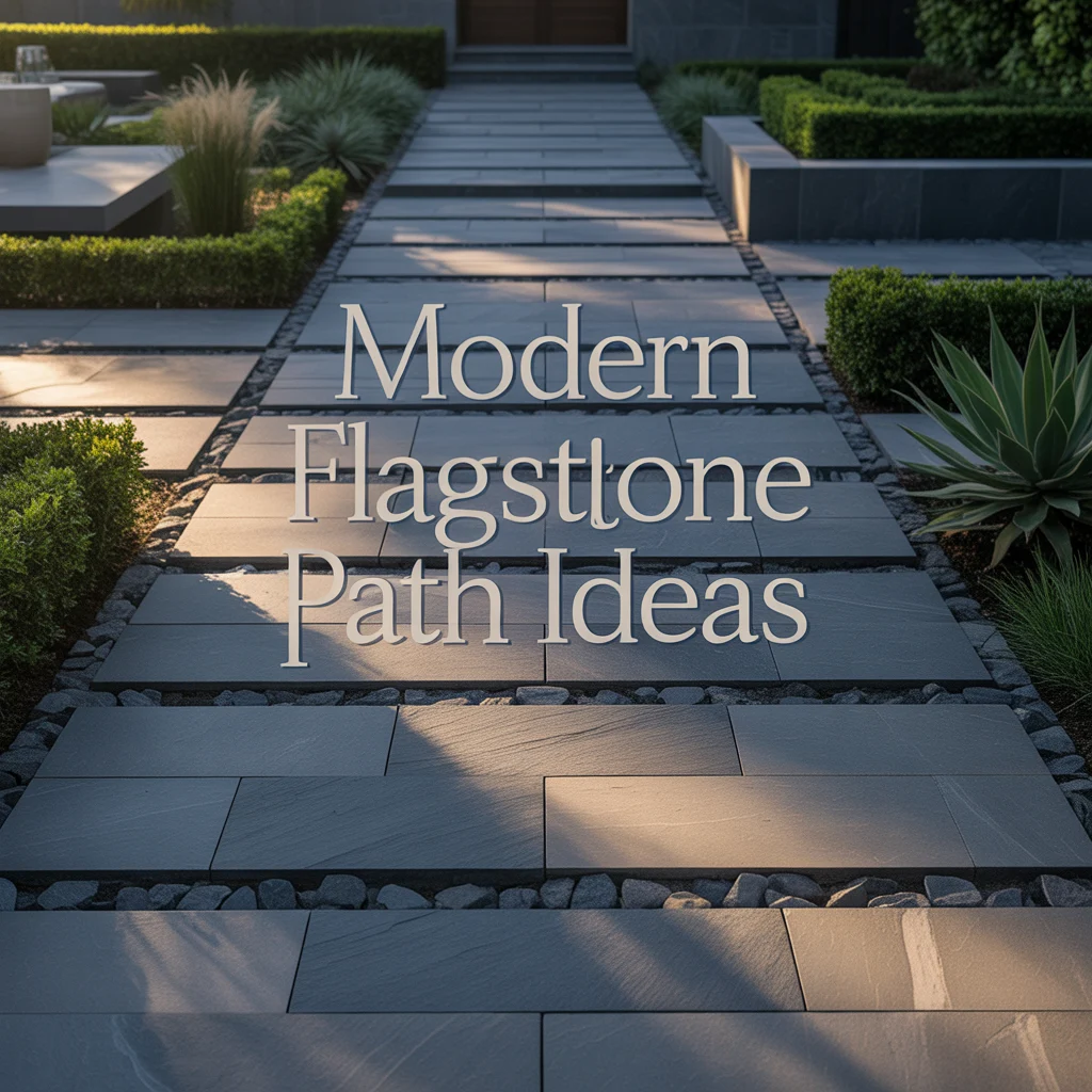 4. Modern Flagstone Path Ideas