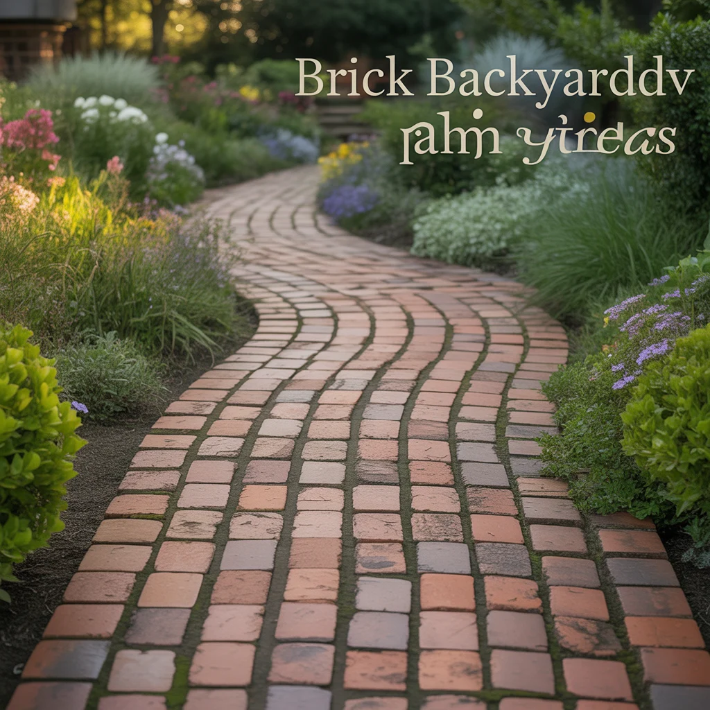 5. Brick Backyard Pathway Ideas