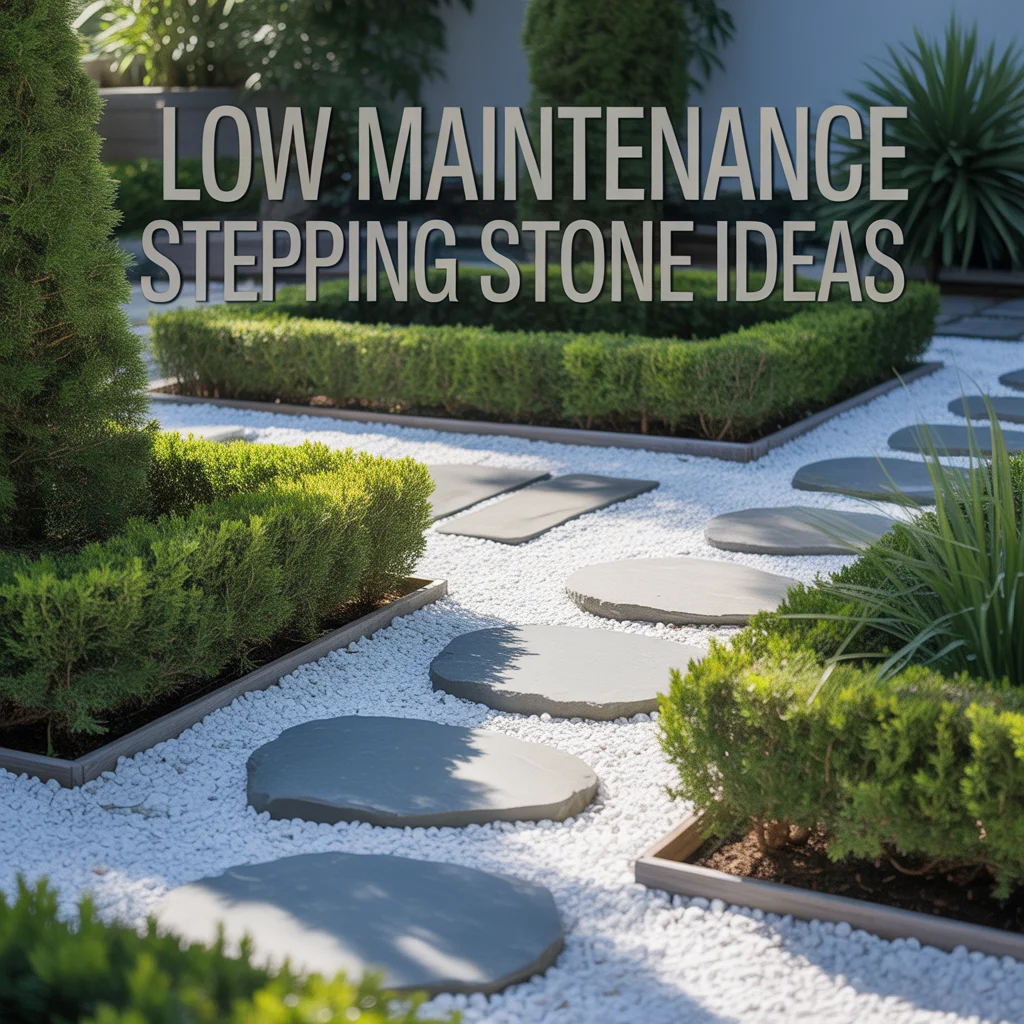 7. Low Maintenance Stepping Stone Ideas