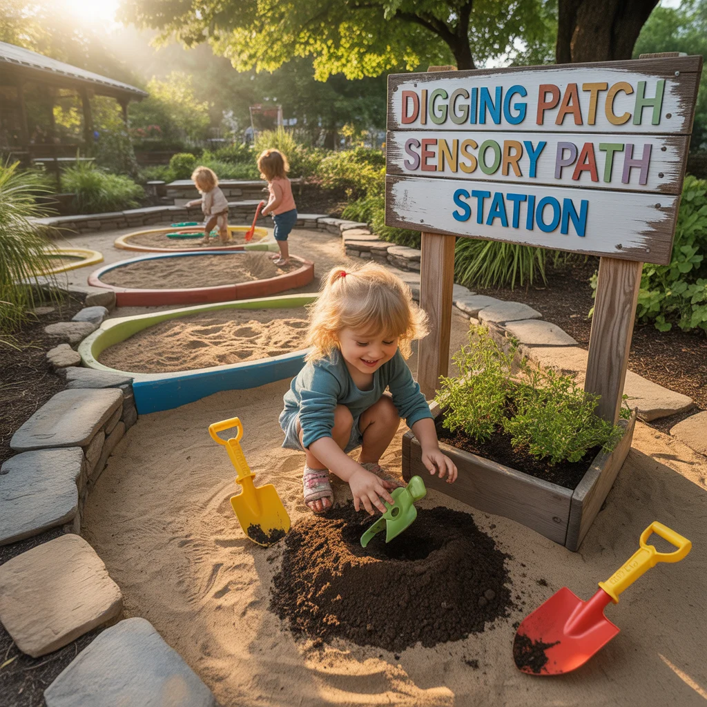 8. Digging Patch Sensory Path Station
