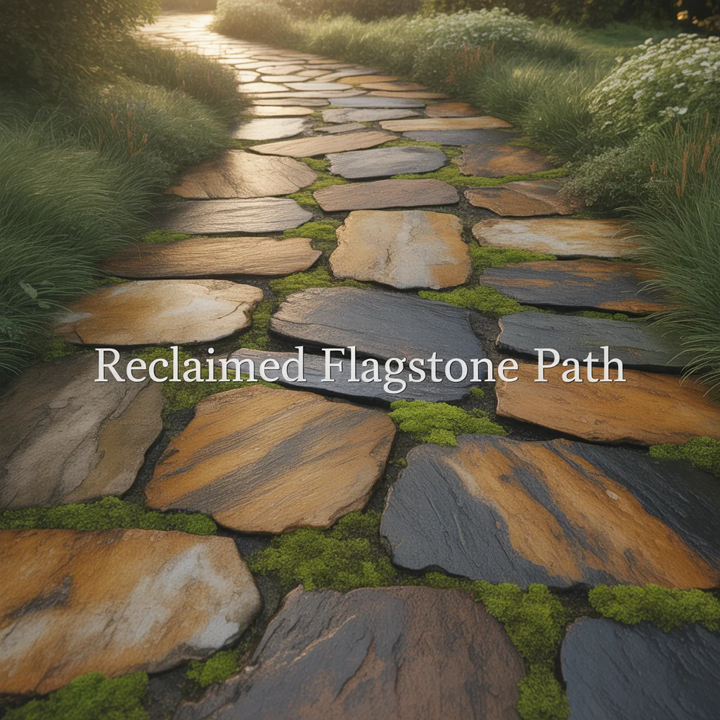 9. Reclaimed Flagstone Path