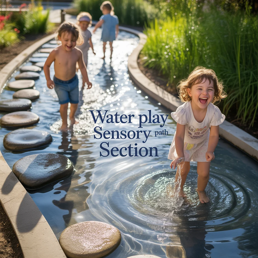 9. Water Play Sensory Path Section