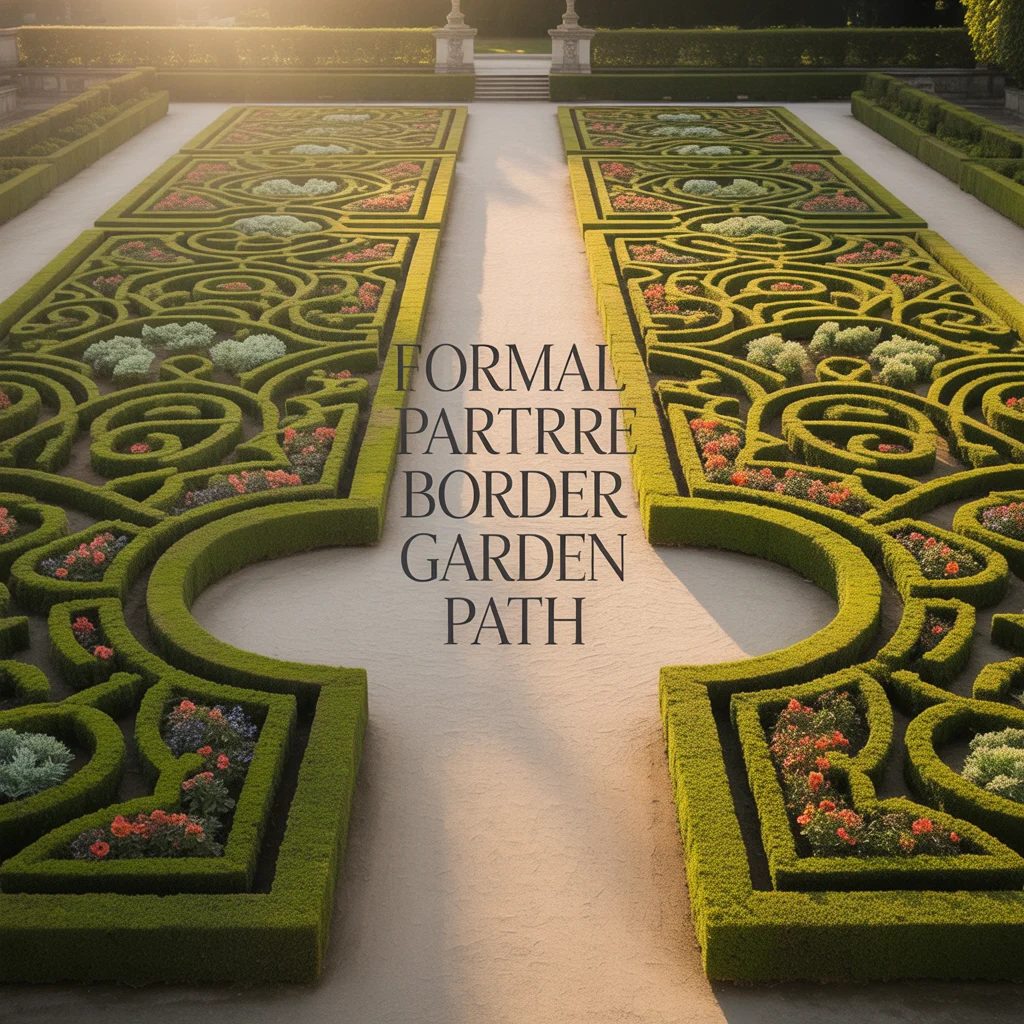 Formal Parterre Border Garden Path