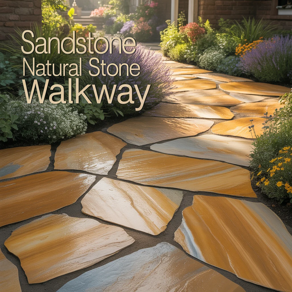 Sandstone Natural Stone Walkway