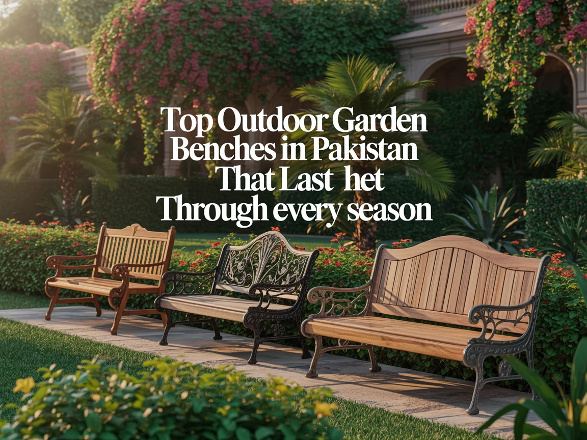 Top Outdoor Garden Benches in Pakistan That Last Through Every Season