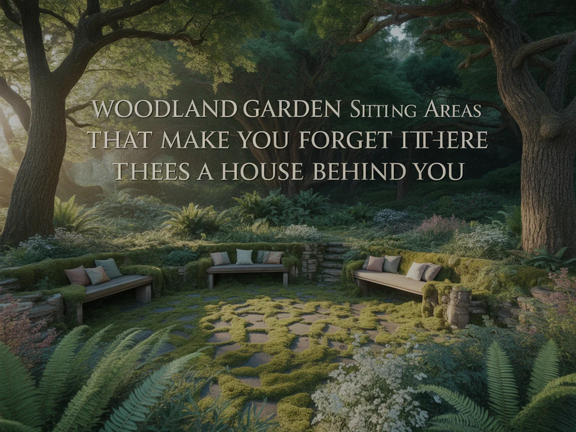 Woodland Garden Sitting Areas That Make You Forget There Is a House Behind You