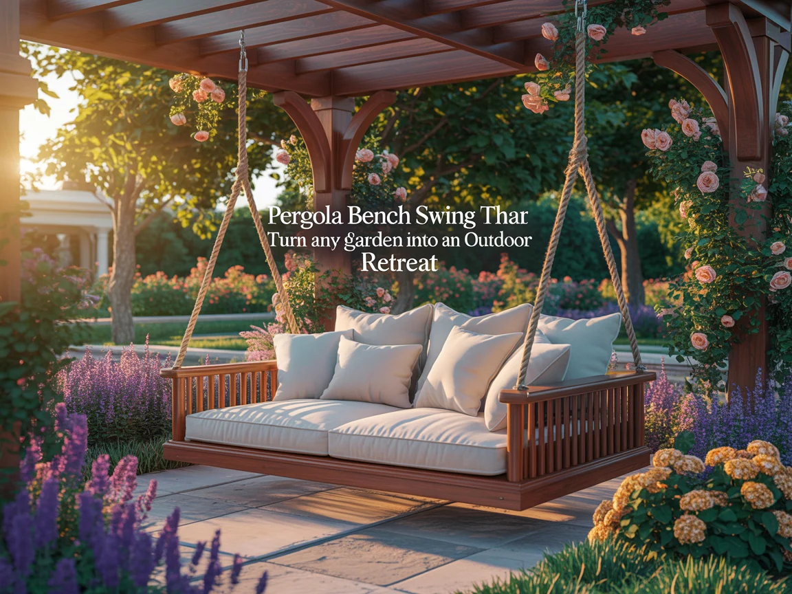 Pergola Bench Swing Ideas That Turn Any Garden Into an Outdoor Retreat