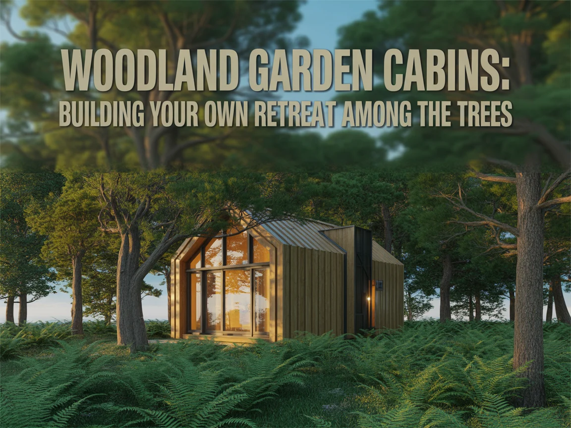 Woodland Garden Cabins for a Cozy Retreat