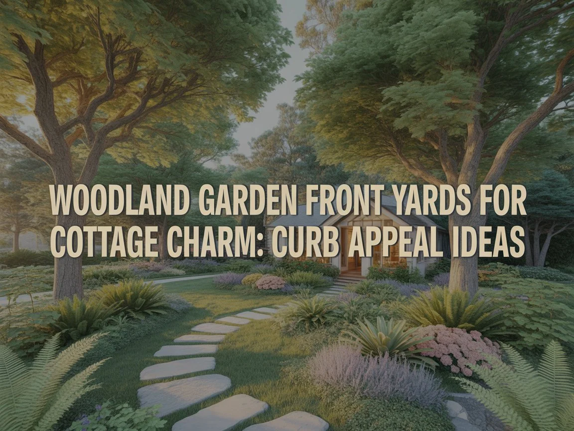 Woodland Garden Front Yards For Cottage Charm Curb Appeal Ideas