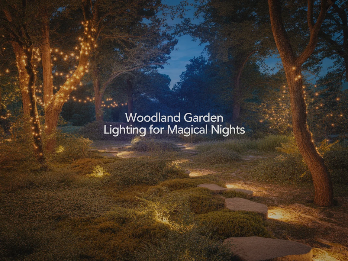 Woodland Garden Lighting for Magical Nights