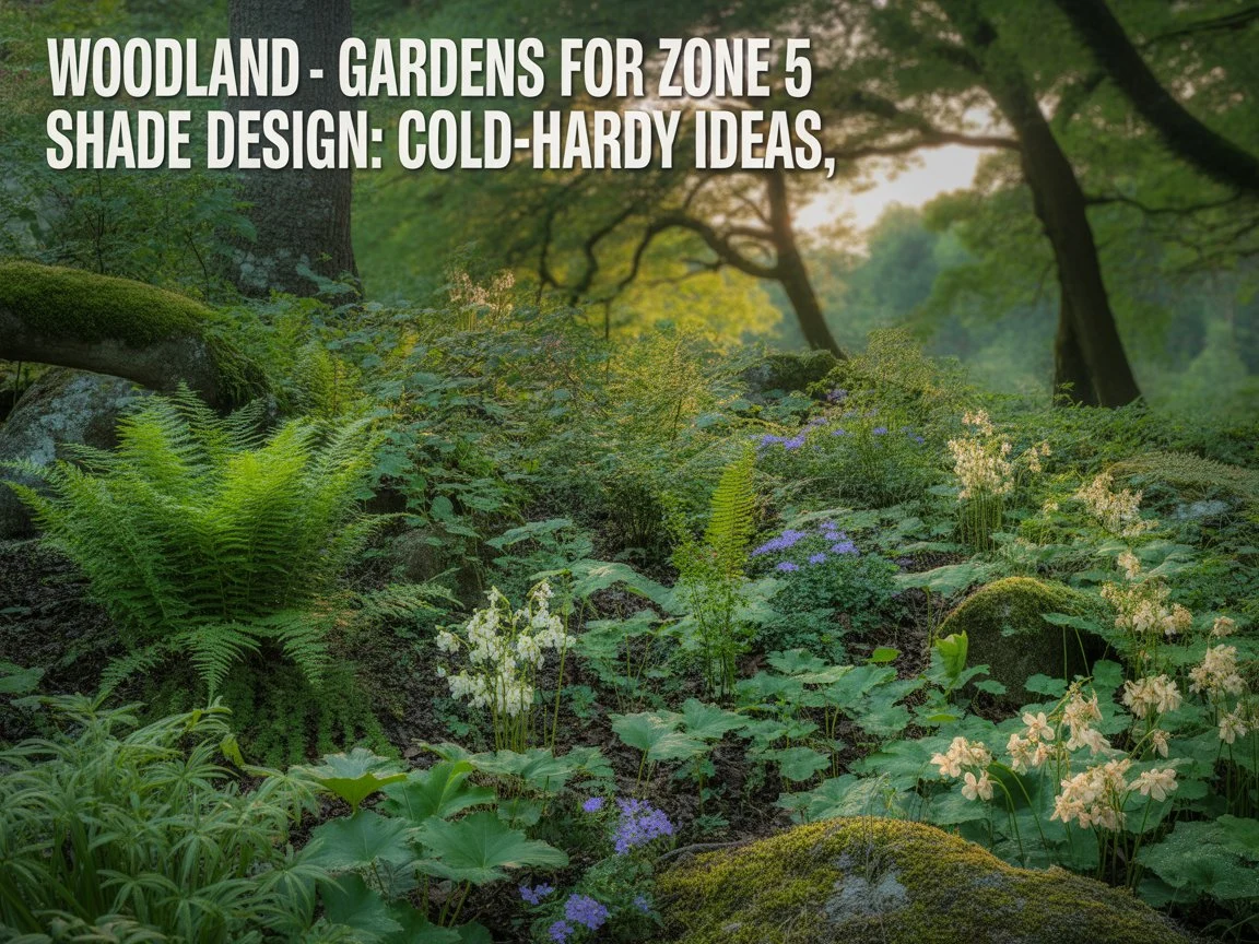 Woodland Gardens For Zone 5 Shade Design Cold-Hardy Ideas