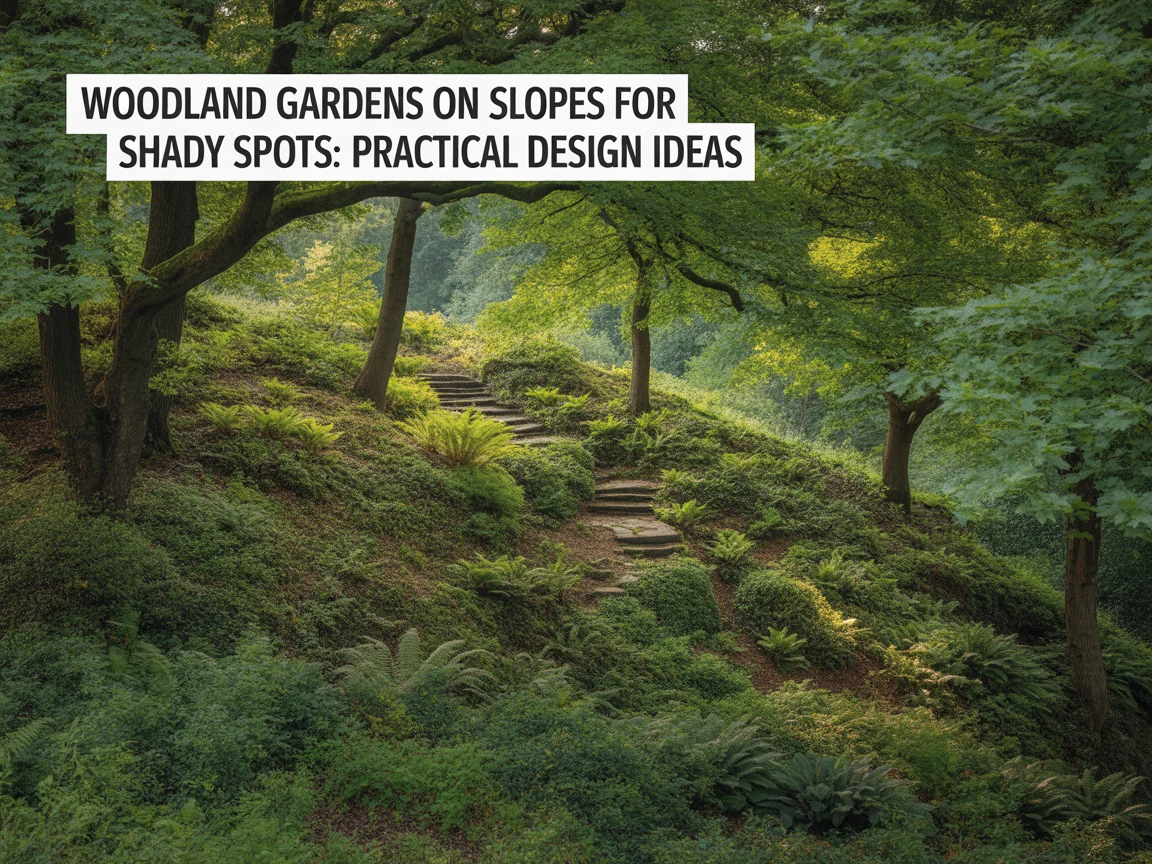 Woodland Gardens With Ground Cover Plants Shade Ideas