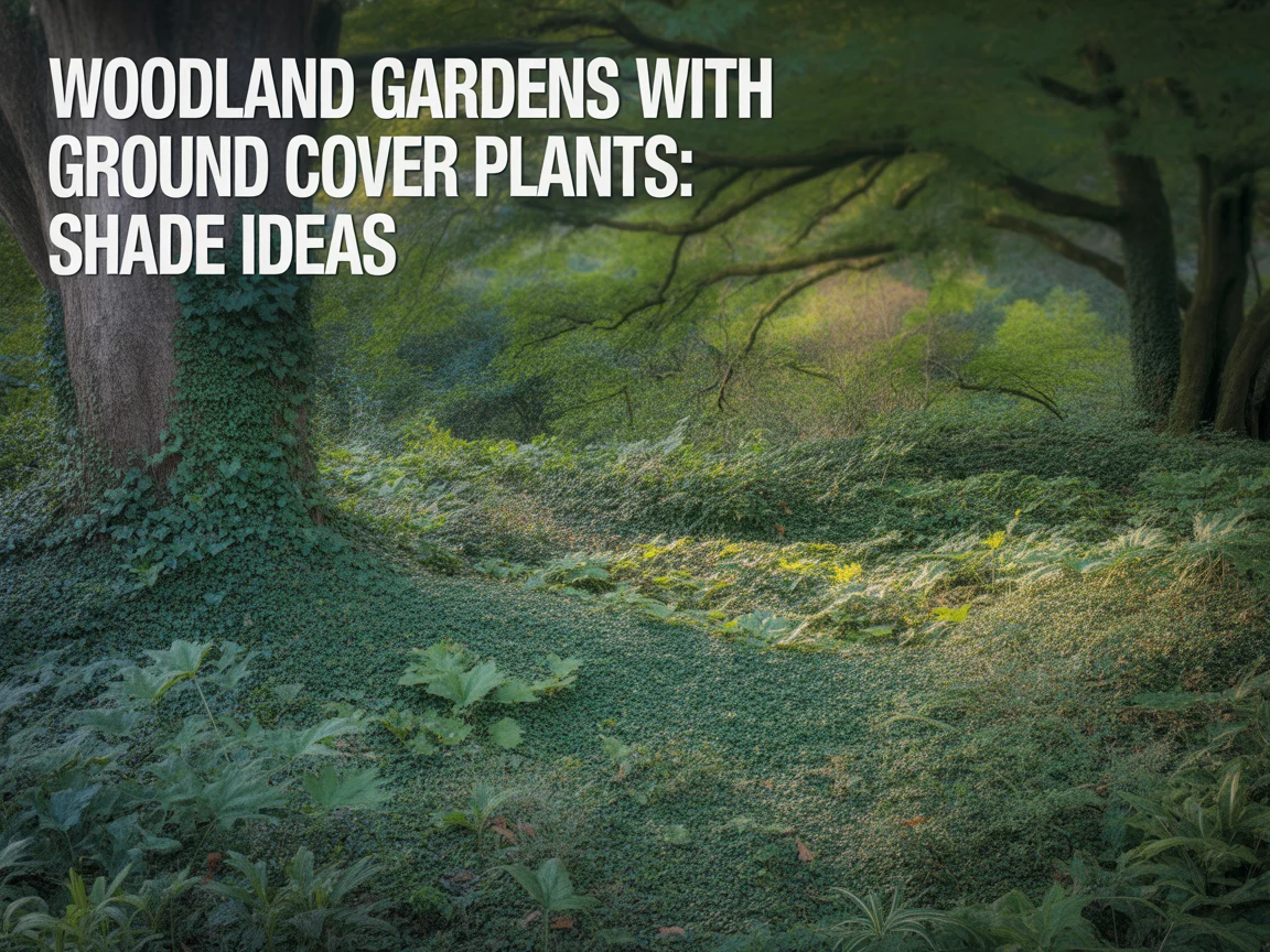 Woodland Gardens With Ground Cover Plants: Shade Ideas