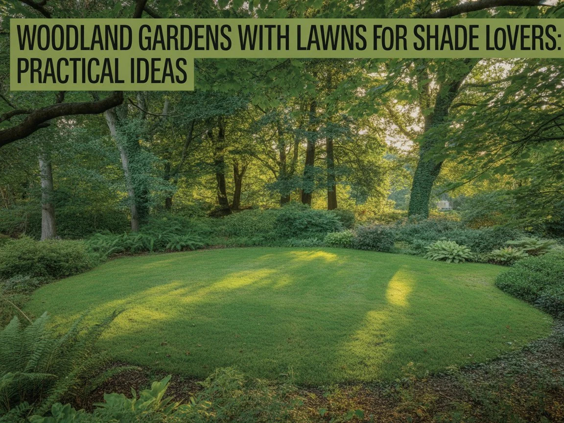 Woodland Gardens With Lawns For Shade Lovers: Practical Ideas