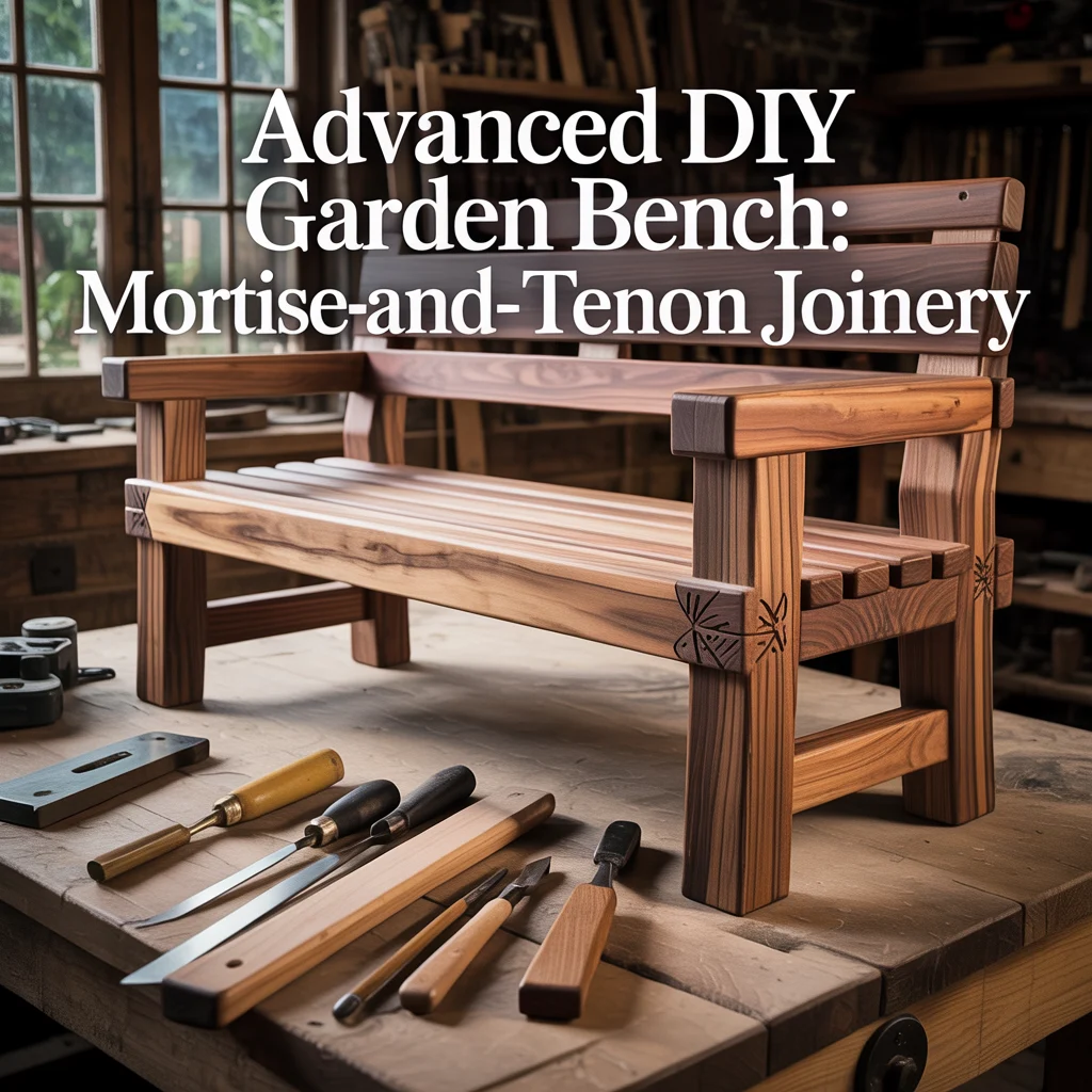 Advanced DIY Garden Bench: Mortise-and-Tenon Joinery