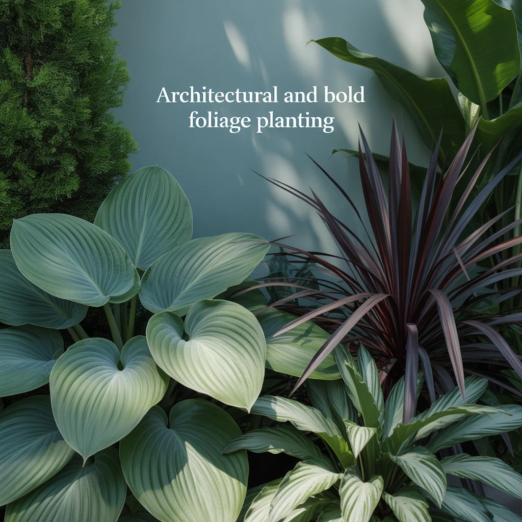 Architectural and Bold Foliage Planting