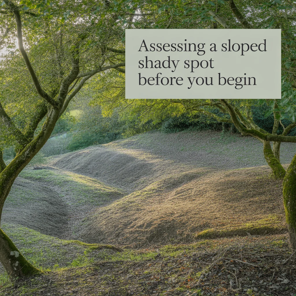 Assessing a Sloped Shady Spot Before You Begin