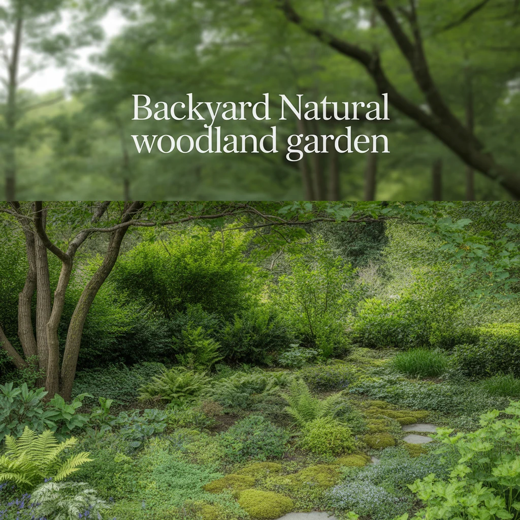 Backyard Natural Woodland Garden