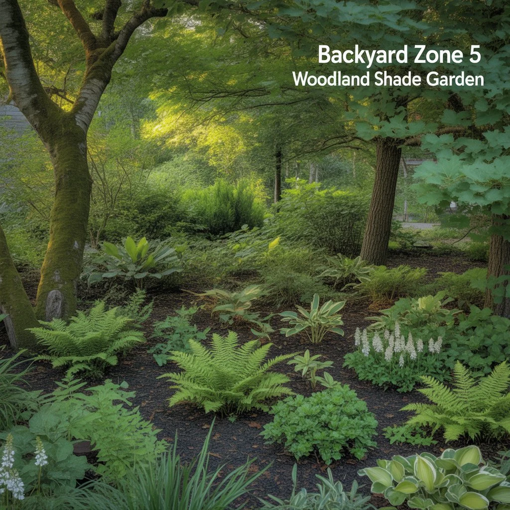 Backyard Zone 5 Woodland Shade Garden