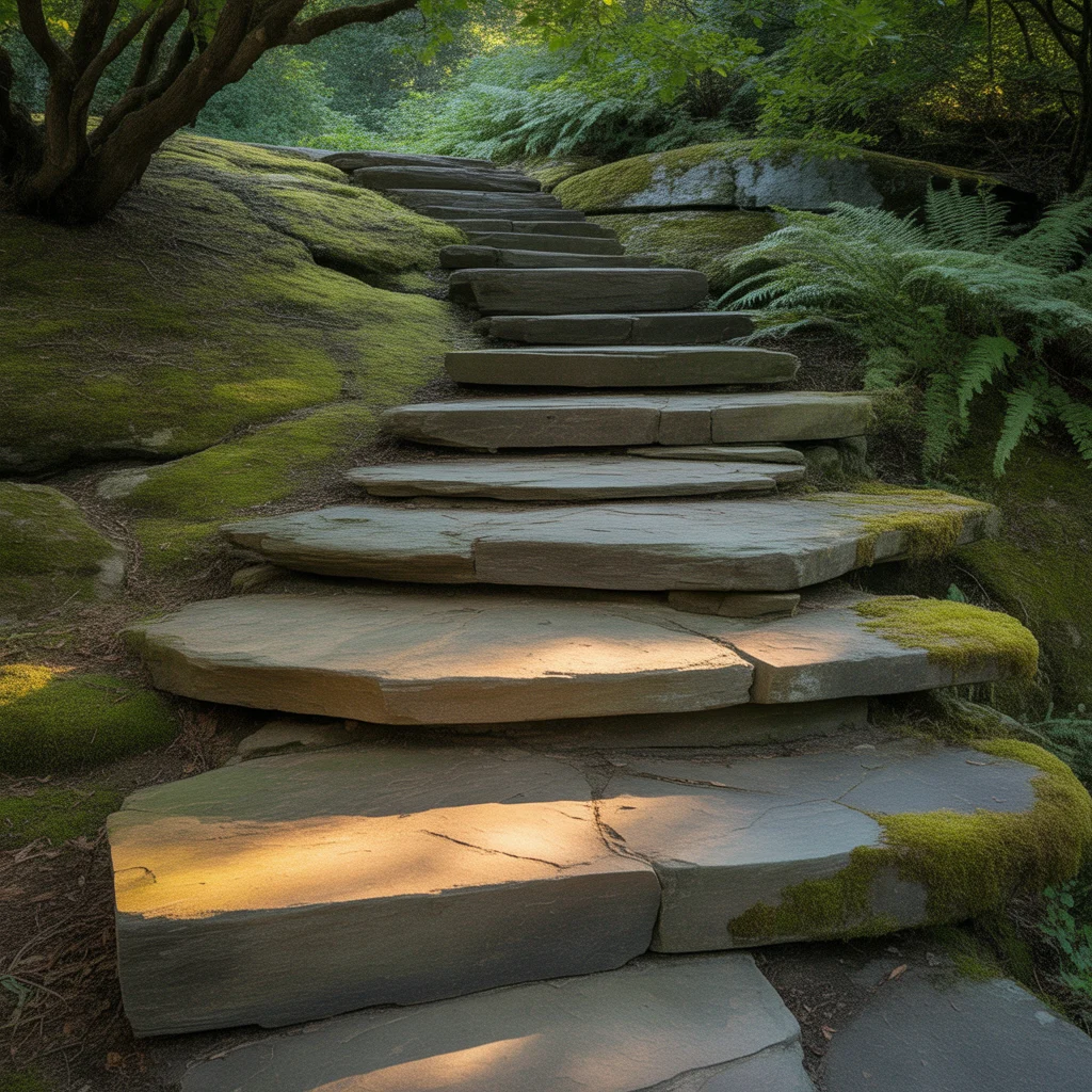 Boulder Steps and Natural Stairways