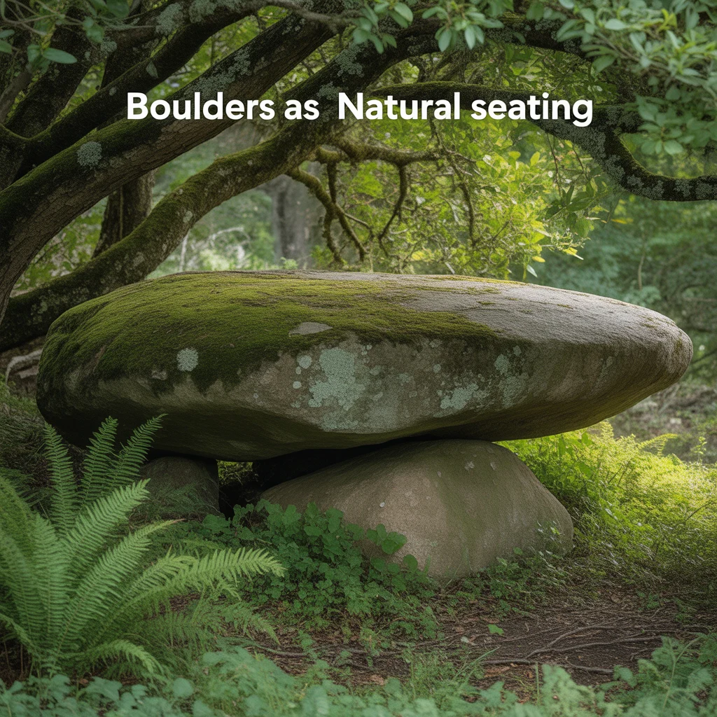 Boulders as Natural Seating
