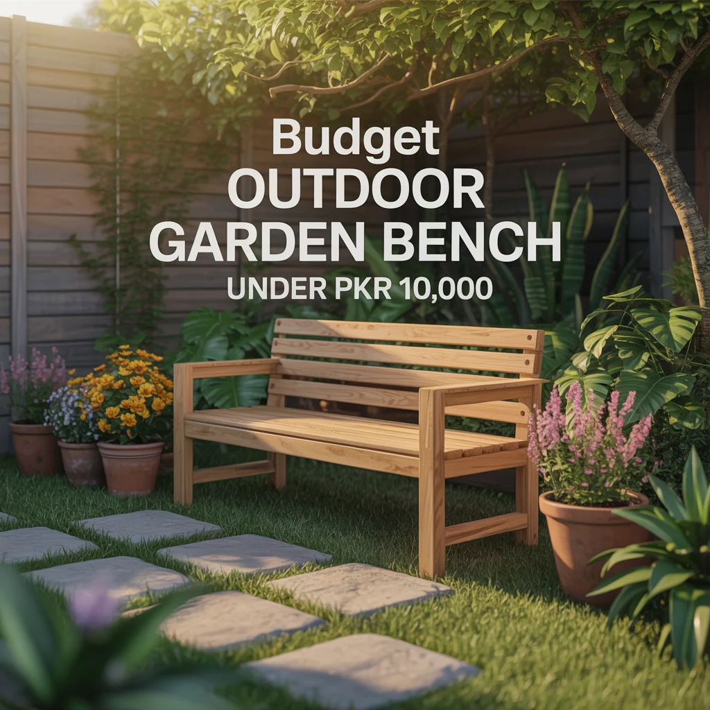 Budget Outdoor Garden Bench Under PKR 10,000
