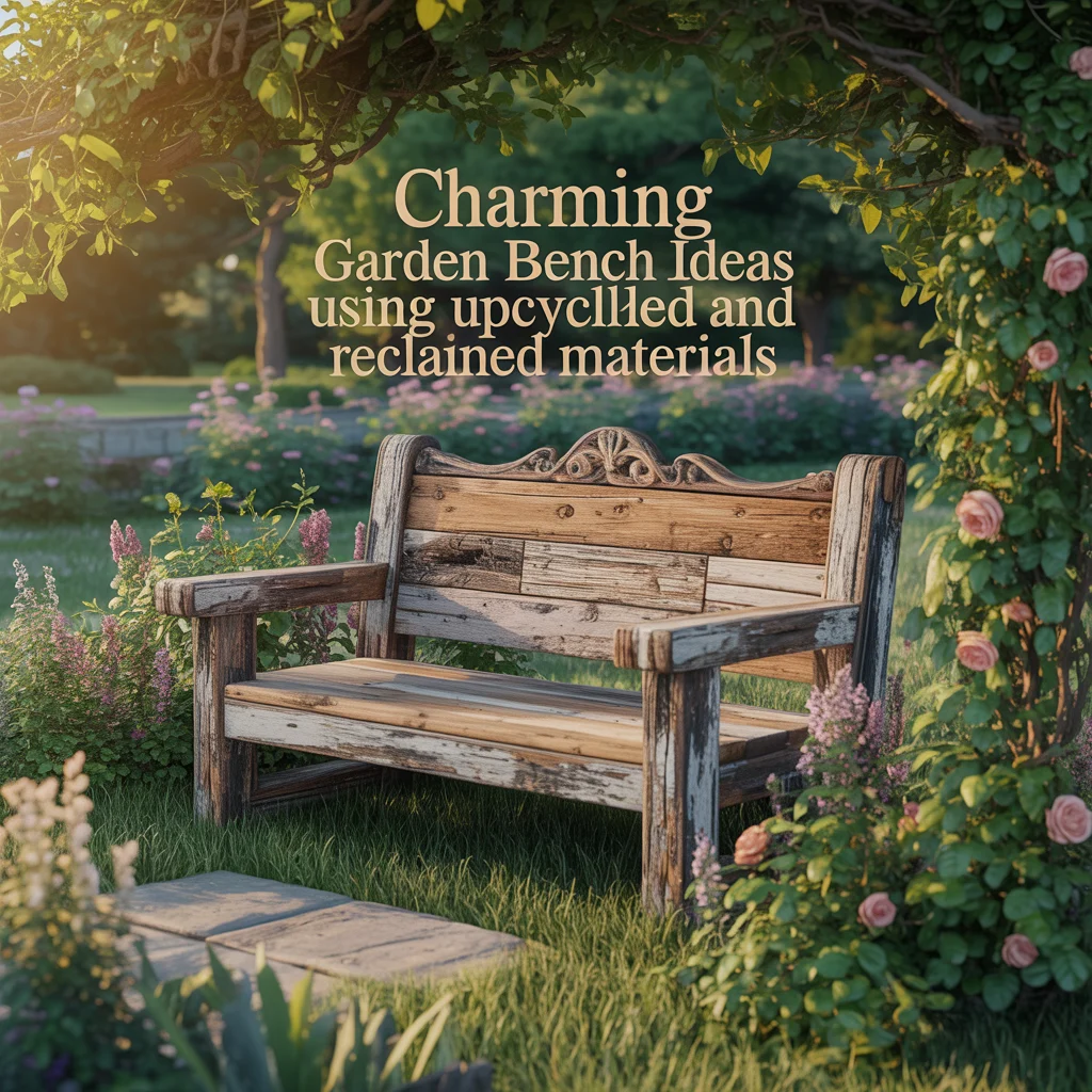 Charming Garden Bench Ideas Using Upcycled and Reclaimed Materials