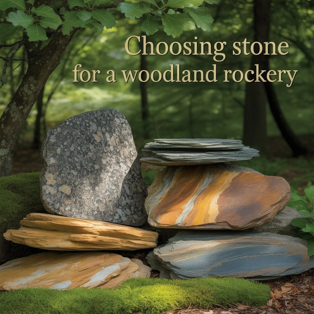 Choosing Stone for a Woodland Rockery