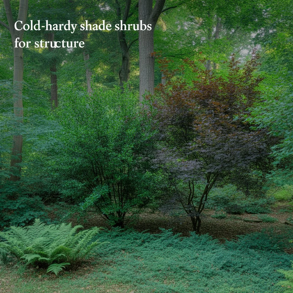 Cold-Hardy Shade Shrubs for Structure