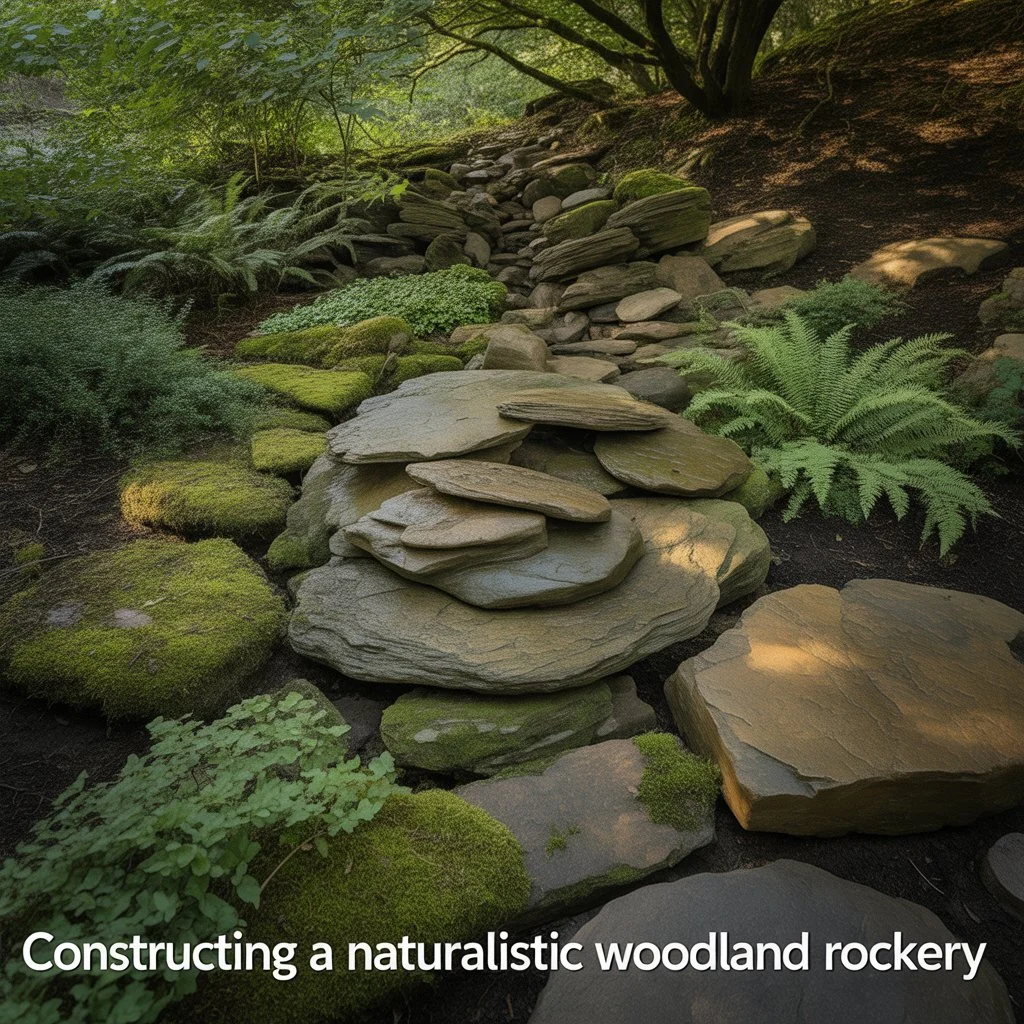 Constructing a Naturalistic Woodland Rockery