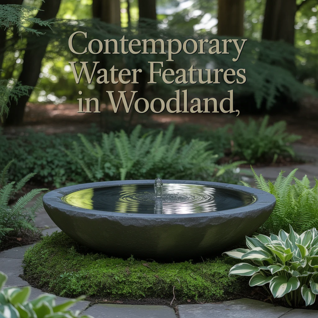 Contemporary Water Features in Woodland