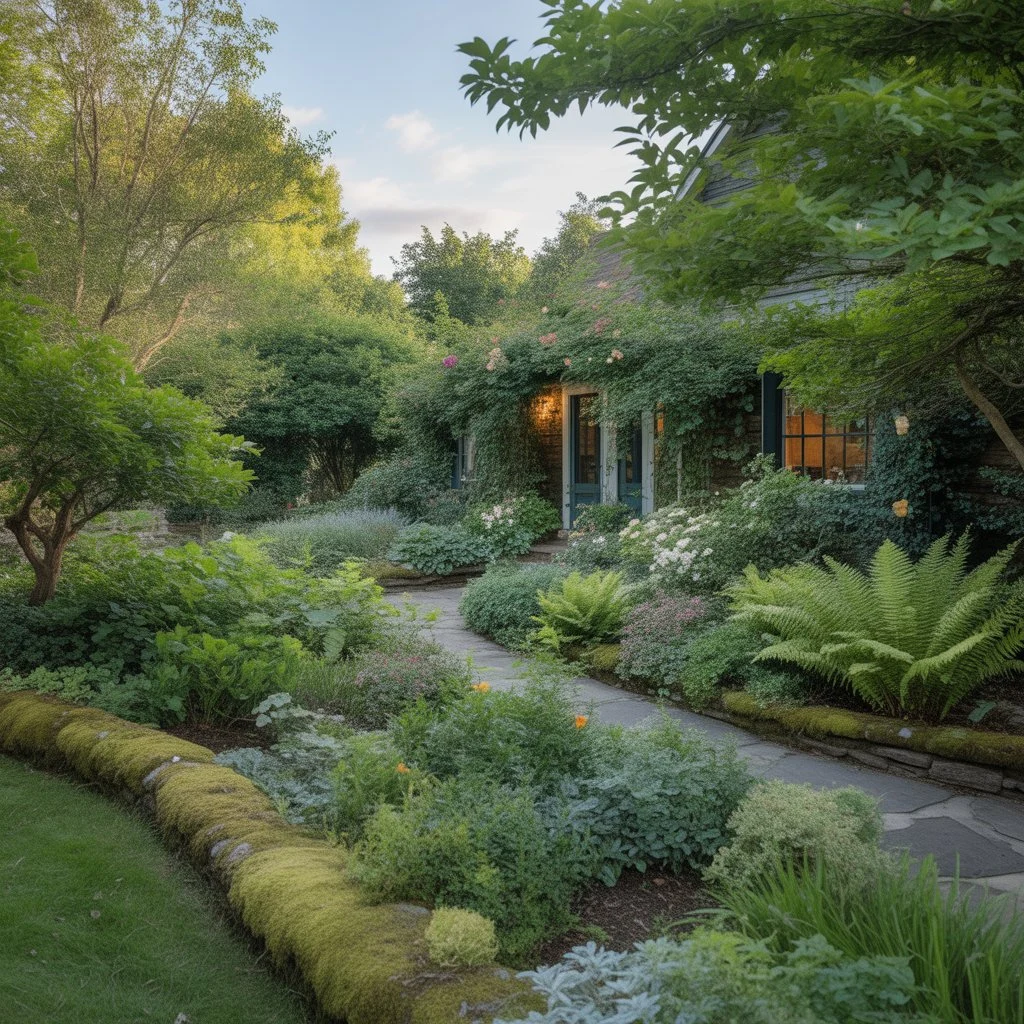 Establishing a Woodland Cottage Front Yard