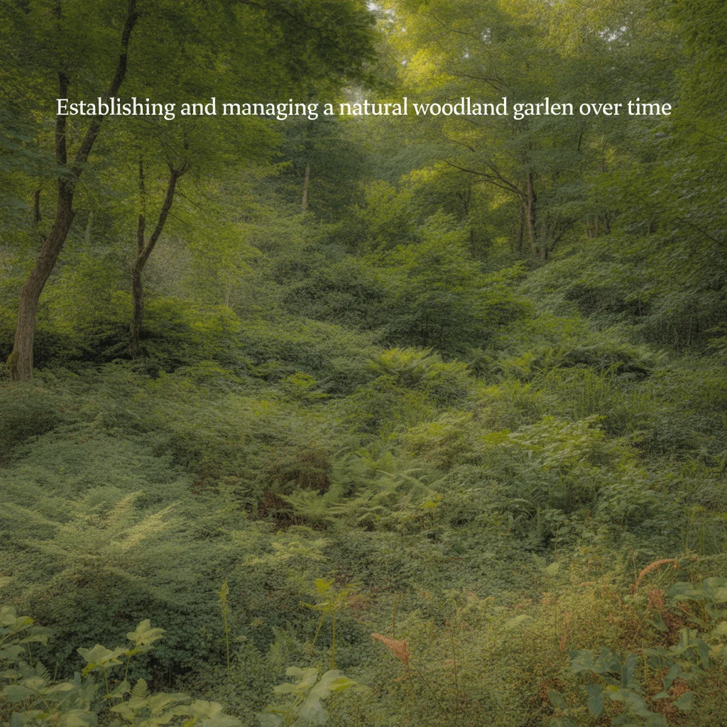 Establishing and Managing a Natural Woodland Garden Over Time