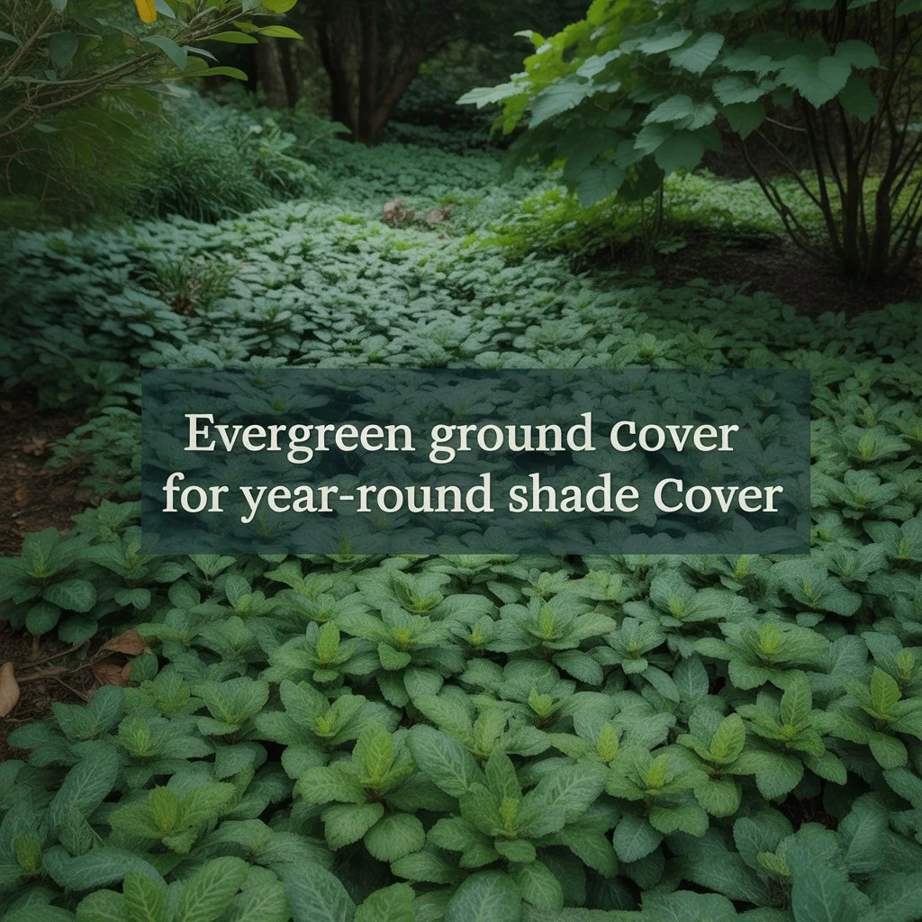Evergreen Ground Cover for Year-Round Shade Cover